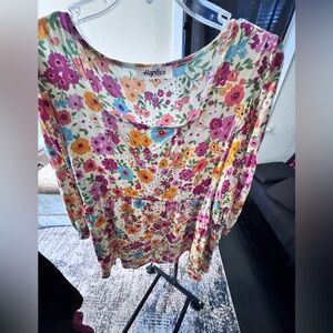 Harper Floral Women's Blouse - Multicolor